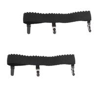 WUUISDNX Nylon Sock Garters Sock Suspender Black Soft High Elastic Comfortable Anti Slip Buckles Solution Don't Have to Worry About Socks Falling Down Anymore Fit for Most Ladies