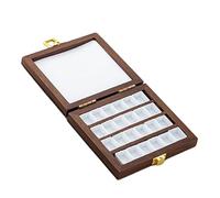 WUUISDNX Paint Palette Box with Grids Empty Watercolor Palette for Mixing and Storing Paint Painters and Students Travel Case for Painters Students Painting