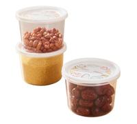 WUUISDNX Pizza Storage Container Expandable Clear Bucket Individual,700ml