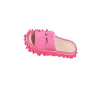 WUUISDNX Reusable Mopping Shoes Comfortable And Functional For Busy Housewives And Anyone Seeking Clean Floors Dust Mop Slipper Sweeping House For Floor Dusting, Rose Red, Length 245mm