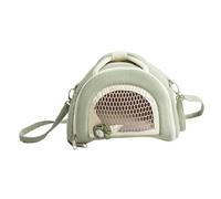 WUUISDNX Small Animal Carry Case Outgoing Travel Bag Featuring Breathable Mesh Window Hamsters Guinea Pigs On Travel Adventures Hamster Portable Carrier Cage Portable