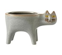 WUUISDNX Small Glaze Ceramic Planter Lovely Cat Tail Pot For Arrangement Small Planter Pot Is Made Of Glaze Ceramic Succulents Pots Fairy Garden Planters Accessories