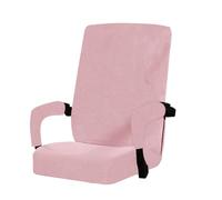 WUUISDNX Soft And Comfortable Velvet Office Chair Cover Easy To Install And Remove Computer Gaming Chair Slipcovers Easy To Care, Pink, XL