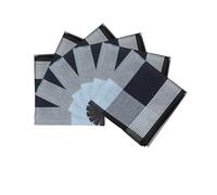 WUUISDNX Soft Cotton Handkerchiefs Men Handkerchiefs Plaid Square Pocket Vintage Style Gift For Weddings And Special Occasions Bandanas Birthday Father Gentlemen Grandfathers