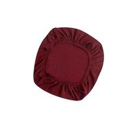 WUUISDNX Stretchable Elastic Office Chair Seat Covers Breathable Chair Slipcover, Waterproof Wine Red