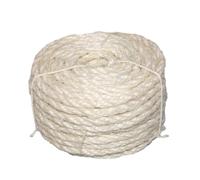WUUISDNX Thick Twisted Sisal Rope Twine Crafted DIY Projects Home Decoration And Furniture Wrapping Woven Baskets Twisted Cord Wrapper Jute Rope Decoration Macrame, White, 6mmx20m