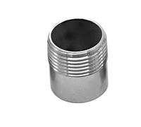 WUUKEPSG 1/8" 1/4" 3/8" 1/2" 3/4" 1" -2" Bsp Npt Male X Butt Welding Nipple 304/316 Stainless Steel Pipe Fitting Connector Coupler/Bspt Ss201/1"