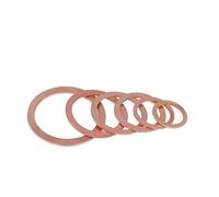 WUUKEPSG 10/50Pcs Solid Copper Washer Shim Flat Gaskets Seal Plain Spacer Washers Fastener,M5 M6 M8 M10 M14 M16 M18 M20 M22 M24/10Pcs/M10*16 * 1Mm