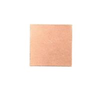 WUUKEPSG 1Pc 100Mmx100Mm Copper Metal Sheet Plate,Nice Mechanical Behavior and Thermal Stability Thick 0.3-8Mm/ Color/3 * 100 * 100Mm