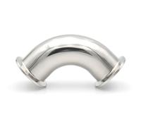 WUUKEPSG 1Pc 3/4"1"2"4" Od19/25/38/51/102 Ferrule 50.5Mm 90° Degree Clamp Elbow Pipe Fitting Connect Stainless Steel 304 Homebrew/Color/51Mm * Ferrule 64