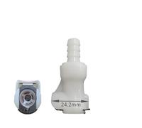 WUUKEPSG 1Pc 5/16 3/8 Quick Hose Coupler Quick Disconnect Fitting Insert Coupling,Body Male Female Quick Shut-Off Hose Joint Tube Connector/Fl5Hc-C