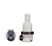 WUUKEPSG 1Pc 5/16 3/8 Quick Hose Coupler Quick Disconnect Fitting Insert Coupling,Body Male Female Quick Shut-Off Hose Joint Tube Connector/Fl6Pm-C