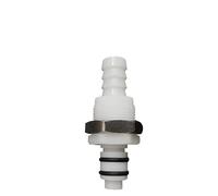 WUUKEPSG 1Pc 5/16 3/8 Quick Hose Coupler Quick Disconnect Fitting Insert Coupling,Body Male Female Quick Shut-Off Hose Joint Tube Connector/Ml6Pm-C