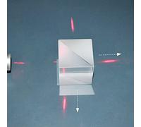WUUKEPSG 1Pc Optical Glass Cube Dichroic Dispersion Beam Splitter Prism Splitting Ratio 50:50,for Spectrometer Experiment Prisma/10 * 10 * 10Mm