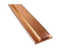 WUUKEPSG 1Pc Red Copper Shaft Square Flat Bar Model Maker 99% Copper Plate DIY Material Thickn 1/1.5/2/3/4/5 Mm/1.5 * 15 * 250Mm