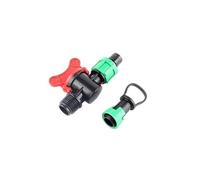WUUKEPSG 2~100Pcs 16Mm Micro Irrigation Drip Tape Male Thread Valve Connector,Soaker Greenhouse Watepatch Tape Hose End Cap Joints/VAE and End Cap/16Mm_50Sets