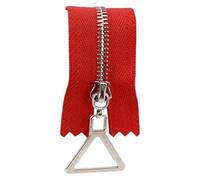 WUUKEPSG 2 Pcs 3# Metal Zippers 15-70Cm Close-End/Open-End Zippers Garment Brepair DIY Accessories/Red-Sier/Closed-End-25Cm