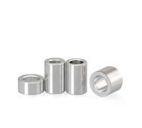 WUUKEPSG 5/10/20Pcs M3/M4 M5 M6 M8 Aluminumy Flat Washer Bushing Gasket CNC,Sleeve Non-Threaded Stand-Off Spacer,for Rc Model Part/Length 10Mm/D10* M3 (10Pcs)