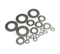 WUUKEPSG 5~100 Pcs Oversize Flat Washers, M2 M2.5 M3/M4 M5 M6 M8 M10 M12~M24 316 Stainless Steel Meson Plain Gaskets Spacer Shim for Screw Bolt/20 Pcs/M6*12 * 1.6Mm