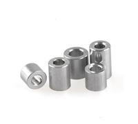 WUUKEPSG 5/10Pcs M3/M4 M5 M6 M8 M10 Height 2Mm to 30Mm,Aluminum Flat Washer Aluminum Bushing Gasket Spacer Non-Threaded Standoffs/8Mm (L)/M3 10Pcs