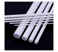 WUUKEPSG 5Pcs White Plastic Rods Dia 0.5/0.8/1Mm Length 500Mm,Abs Round Stick Solid Bar for DIY Toys, Building Model Making/Color/0.8Mm 7Pcs