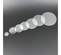 WUUKEPSG 6Pcs Watch Glassscratch Transparent Flat Round Crystal Mineral Glass Repair Replacement Part 27-36Mm 1Mm Thick/6 Pieces/33.5Mm