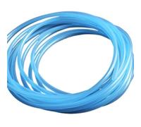 WUUKEPSG Clear Plastic Hose 1/5/10M Silictube, 2X4Mm High and Low Temperature Resistance Tasteless Transparent Hose Pipe Plastic Flexible Water Pipe/Blue/10M