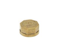 WUUKEPSG Copper 1/8" 1/4" 3/8" 1/2" 3/4" Male Thread Brass Pipe 1Pc Hex Head End Cap Plug Fitting Coupler Connector Adapter/Brass Cap/1Pcs_1L2 Bsp