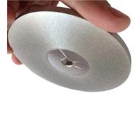 WUUKEPSG Diamond Grinding Disc Wheel 100Mm 4 inch X10Mm Double Sided Diamond Disk Lapidary Ceramic Gemstalloy Rotary Polishing Wheel/320