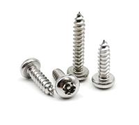 WUUKEPSG M2.9 M3.5 M3.9 M4.2 M4.8 Ss 304 Pin Six Lobe Pan Round Head Anti Theft Security Self Tapping Wood Screw 20Pcs/ Color/M4.2 * 19Mm