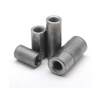WUUKEPSG M4 M5 M6 Carbon Steel Column Nutniture Welding Fastener,Round Dia Lengthen Heigher Screw Bolt Connector Ole Rod/Color/M6*10 * 8 * 50Pcs