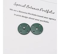 WUUKEPSG Metal Fasteners Press Round Button/K Green/34L 21.0 Mm 5Pcs