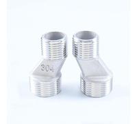 WUUKEPSG Shower Faucet Adjustable Adapter Solid Brass 2Pcs Stainless Steel Wall Mounted Replacement Angle Valve Kitchen Bathroom Accessories/B