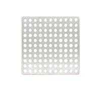 WUUKEPSG Stainless Steel Floor Drains Net Cover Square Shower Drain Hole Filter Hair Catcher Stopper 1Pc for Kitchen Bathroom Hardware Parts/11.5 * 11.5Cm