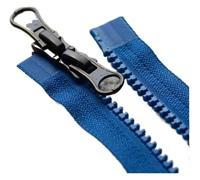 WUUKEPSG Two Way Zipper 2Pcs Zipper Black Coffee Blue Off White Red Green Double Open Two-Way Fasteners Sewing Accessories/As Photo08/80Cm-Size 5