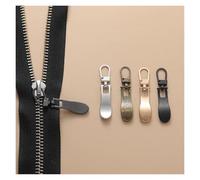 WUUKEPSG Zip Head Replacement 5Pcs Zippers Puller Head Heart Sdetachable Metal Zipper Slider Repair Kits for Bags Backpack Coat Zipper Pull Tab/Wave Mi*Ed