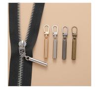 WUUKEPSG Zip Head Replacement 5Pcs Zippers Puller Head Heart Sdetachable Metal Zipper Slider Repair Kits for Bags Backpack Coat Zipper Pull Tab/01Mi*Ed