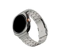 WUURAA For Samsung Galaxy Watch 8 40 44 46mm Ultra 47mm Stainless Steel Band(Titanium,For Galaxy 8 44mm)