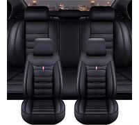 WUURAA Full Set Car Leather Seat Covers Sets For Hyundai Kona Hybrid/Electric/N SUV 2018-2021 2022 2023 2024, Automotive Full Surround Custom Protectors Interior Accessories,Black