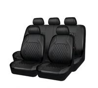 WUURAA Full Set Car Leather Seat Covers Sets For Skoda Karoq/2017 2018 2019 2020 2021 2022 2023, Automotive Full Surround Custom Protectors Interior Accessories,Black