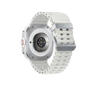 WUURAA No Gaps Sport Silicone Band For Samsung Galaxy Watch 7 Ultra 47mm Soft Breathable Loop Strap Bracelet for Galaxy 7 Ultra 47mm(Silver-Starlight)