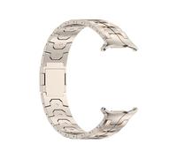 WUURAA No Gaps Titanium Strap For Samsung Galaxy Watch Ultra/Ultra2 47mm 2024 2025 Replace Metal Band Bracelet(TitaniumOrange,For Galaxy Ultra 47mm)