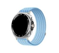 WUURAA Nylon Loop Wristband For Samsung Galaxy Watch 8 40 44mm Sports Breathable Strap For Samsung 8Classic 46mm Replace Bracelet(08# Blue,For Galaxy 8 44mm)