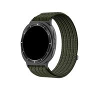 WUURAA Nylon Loop Wristband For Samsung Galaxy Watch 8 40 44mm Sports Breathable Strap For Samsung 8Classic 46mm Replace Bracelet(04# military green,For Galaxy 8 40mm)