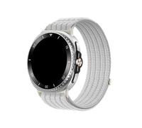 WUURAA Nylon Loop Wristband For Samsung Galaxy Watch 8 40 44mm Sports Breathable Strap For Samsung 8Classic 46mm Replace Bracelet(10# gray,For Galaxy 8 40mm)