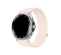 WUURAA Nylon Loop Wristband For Samsung Galaxy Watch 8 40 44mm Sports Breathable Strap For Samsung 8Classic 46mm Replace Bracelet(12# pink,For 8 Classic 46mm)