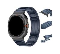 WUURAA Quick Release Titanium Strap For Samsung Watch Ultra2 2025 47mm Bracelet Watchband Correa For Galaxy Watch 8-7 Ultra Strap(Dark blue,For Galaxy Ultra 47mm)