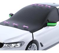 WUURAA Winter Windscreen Cover for Ford Focus 2011 2012 2013 2014 2015 2016 2017 2018, Windscreen Covers Frost Anti Dust Snow UV Protection Car Accessories,A