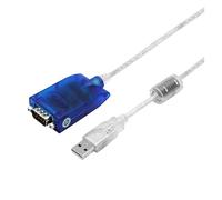 WUUXLIZMX USB to Serial Converter 0.5M USB to RS-232 Converter RS232 to USB2.0 Cable Serial DB9 Adapter Line with Magnetic Ring Chip ESD UT-880K