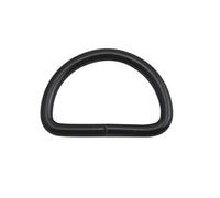 Wuuycoky 1" Inner Diameter High Body Black D Rings Buckles D-ring Non-welded For Webbing Strapping Pack of 10